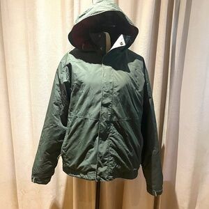 L.L. Bean Men’s Green Hooded Jacket Size Large